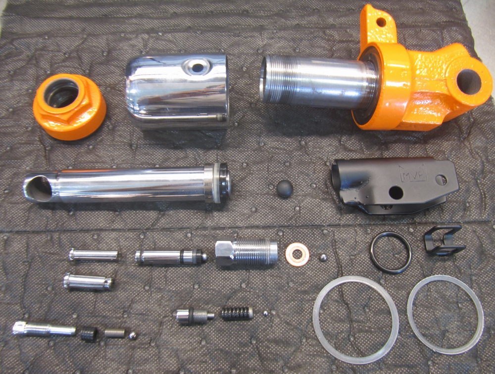 How do you repair a hydraulic car jack?
